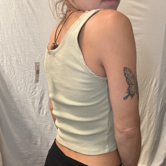 Open front lace up shirt from Buckle by Gilded Intent. - Picture 2 of 2